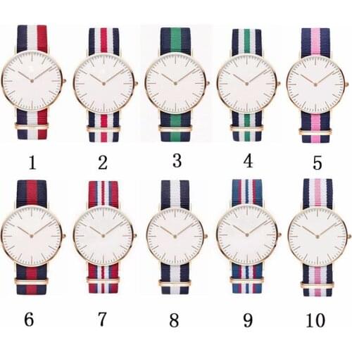 NEW 18mm 20mm Army Sports nato fabric Nylon watchband Buckle belt For Daniel Wellington Band For 007 James bond DW Watch Strap