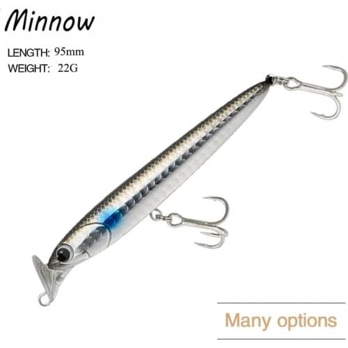 Sinking Minnow Lure Fishing New 2021Pike Fly Fishing Artificial Sea Spinning Hard Bait Surface Lure Jerkbait carp Fishing tackle