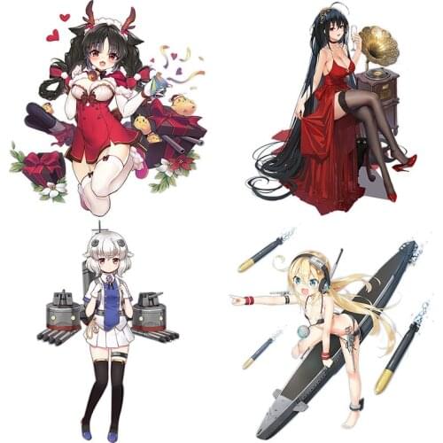 Three Ratels CYX15 Azur Lane USS Hornet Anime sticker for car bike motorcycle laptop wall stickers for rooms