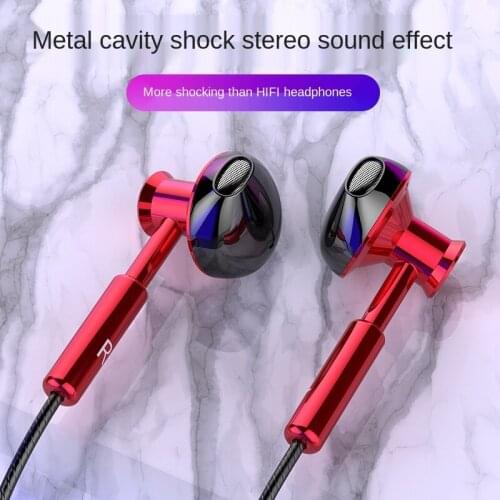 Hot Selling Android Universal In-Ear Headphones Stereo Earphones with Microphones Subwoofer For Xiaomi Mobile Phone Metal 3.5MM