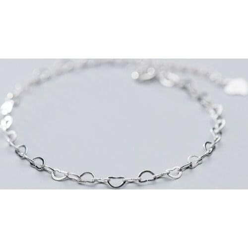 MloveAcc High Quality 925 Sterling Silver Bangles Bracelets for Women Sterling Silver Jewelry