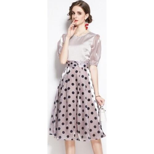 Elegant Sleeveless Puff Sleve Pullover Tops + Camouflage Print Mesh Skirts Two Piece set Women V Neck Knitted Tops+Skirt Sets