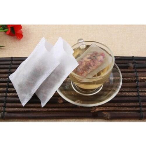 1000Pcs/Lot 7 x 10 CM Heat Sealing Empty Non-woven Fabric Tea Bags Loose Tea Infuser Tea Strainer Coffee Spice bags
