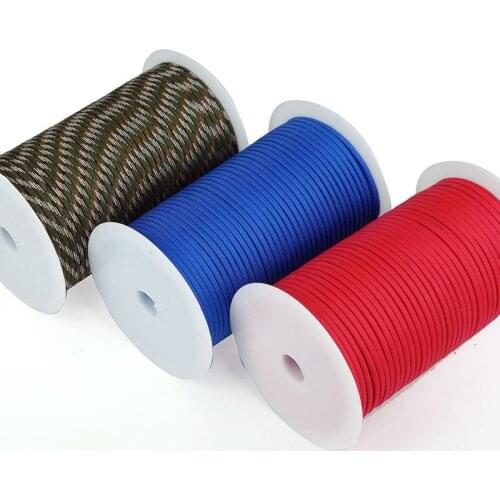 250 Colors Paracord 550 Rope Type III 7 Stand 100FT 50FT Paracord Cord Rope Survival kit Wholesale