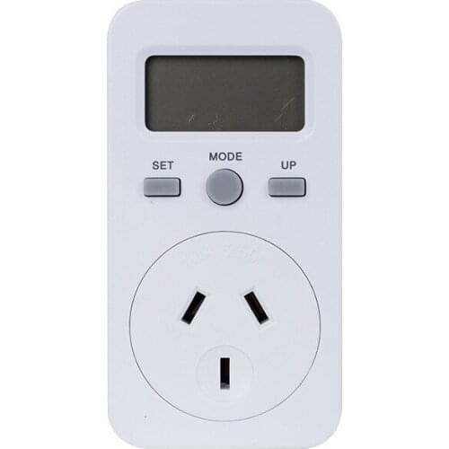 Australian small screen power metering socket electric power monitor intelligent charging socket meter