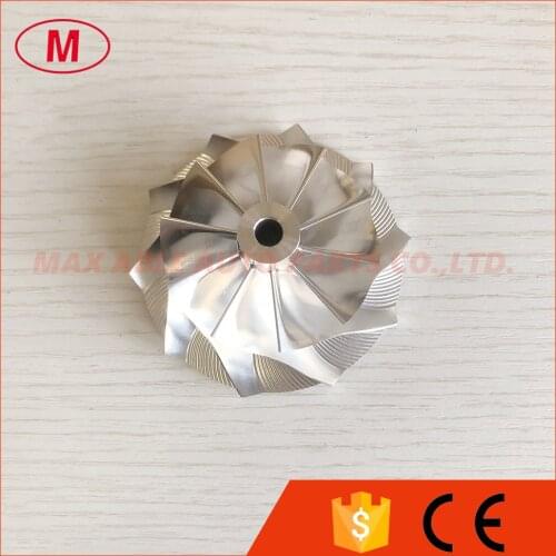GT28 49.70/67.40mm 10+0 blades 446179-0094/816366-0001 racing turbocharger milling/aluminum 2618/billet compressor wheel