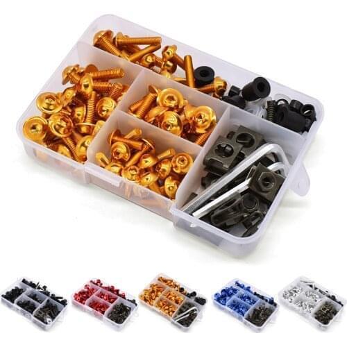 Hot For Suzuki GSXR GSX-R 600 750 1000 K1 K2 K3 K4 K5 K6 K7 K8 K9 Motorcycle Fairing Screws Windscreen Body Spring Bolts Kit