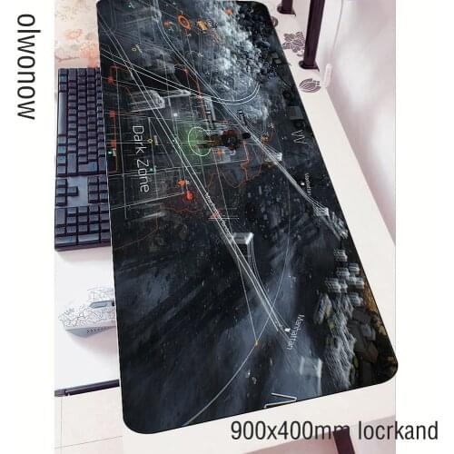 Tom clancys the division padmouse 900x400x3mm gaming mousepad game pc mouse pad gamer computer desk 3d mat notbook mousemat