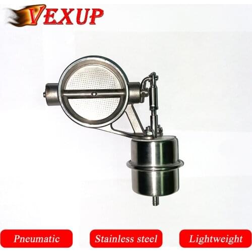 2.0" 2.36" 2.5" 3.0" 3.5" 4.0" Exhaust Valve Flap NEW Pneumatic Exhaust Cutout / Dump OPEN Mode Pressure: about 1 BAR BOOST