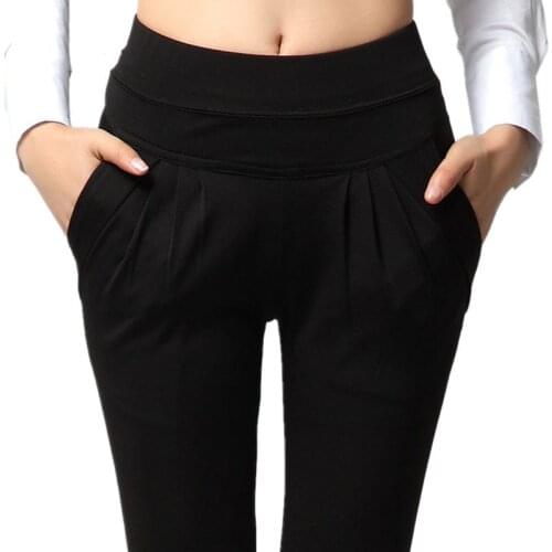 NORMOV Women's Trousers Harem Pants