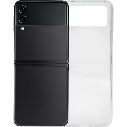 Transparent Protective Cover For Galaxy Z Flip 3 5G Case Hard PC Shockproof Back Bumper Shell For Samsung Galaxy Z Flip3 Case