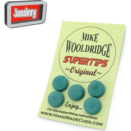 Free shipping 5pcs 10mm Blue snooker cue tips Mike Wooldridge tips Pool Black 8 ball arm cue tips Billiard accessories