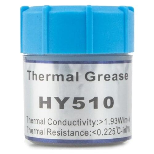 2pcs! High insulation 15g silver HY510 Silicone grease, high temperature resistLED Components CPU Repair Cooling paste