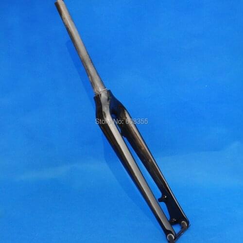 UD Carbon Glossy MTB Mountain Bike Fork For 26" wheel , Bicycle Tapered Fork 300MM steerer