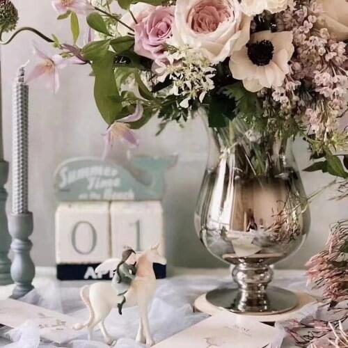 Vase Flower Pot Living Room Home Cachepot Modern Garden Bathroom Minimalist Plant Table Cute Aesthetics Decoration