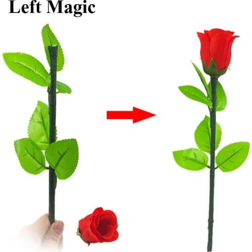 Rose Regeneration Magic Tricks Flower Reappearing Appearing Vanish Magic Props Illusions Gimmick Accessories Comedy
