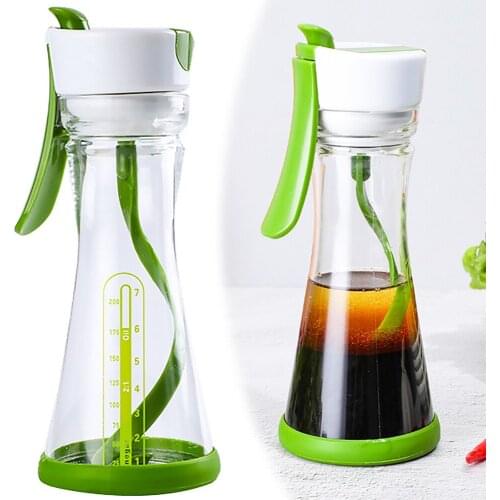 Rotating Salad Dressing Stirring Cup Manual Seasoning Sauce Dipping Coffee Juice Mixer Bottle for Kitchen Accessories
