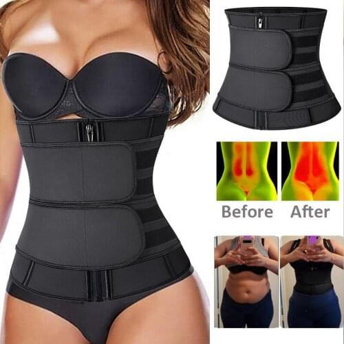Women Waist Trainer Corset Workout Weights Loss Waist Trimmer Neoprene Body Shaper Tummy Control Cinchers Sweat Sauna Belt