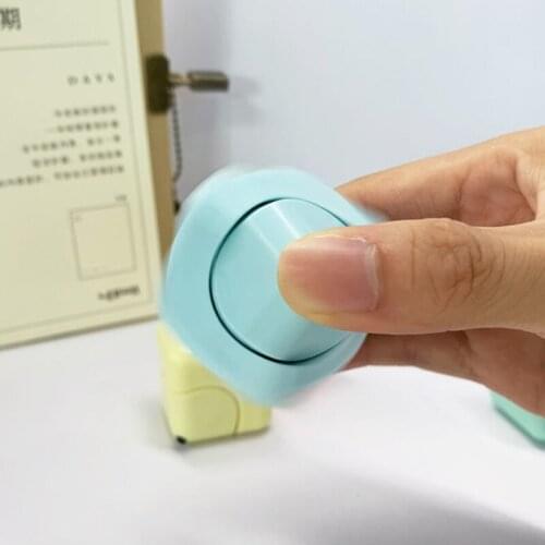 1PC Fingertip Toy Fidget Spinner Colorful Cube Gyro Miniature Novelty Toy Boys Girls Party Gift Stress Relief Spinner 69HE