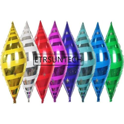 100pcs 36inch Rugby Shaped Foil Balloons Birthday Party Bar Decoration Football Balloon Theme Party Supplies