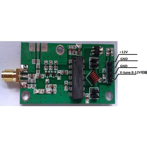 30-70MHz VCO Voltage Controlled Oscillator RF Signal Source Broadband VCO 10dBm Signal Generator