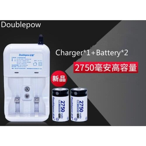 Doublepow 2/C type 2750 mAh capacity rechargeable battery Water heater battery 1.2V NI-CD rechargeable battery+D02 cahrger