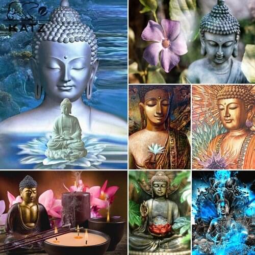 Diamond Painting Buddhism Religious Picture Embroidery Crossing Diy Bodhi Mosaic Gift Handmade Cross Stitch Home Decoration