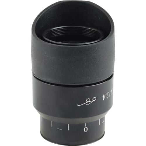 WF10X/24MM Microscope Eyepiece High Point Wide Field Of View Binocular Trinocular Stereo Microscope Lens Accessories