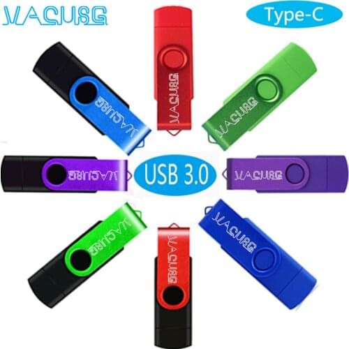 OTG 3 IN 1 Type c pendrive 256GB 128GB pen drive64GB cle usb 3.0 flash drives32GB memoria usb stick 16GB For micro- Type c phone