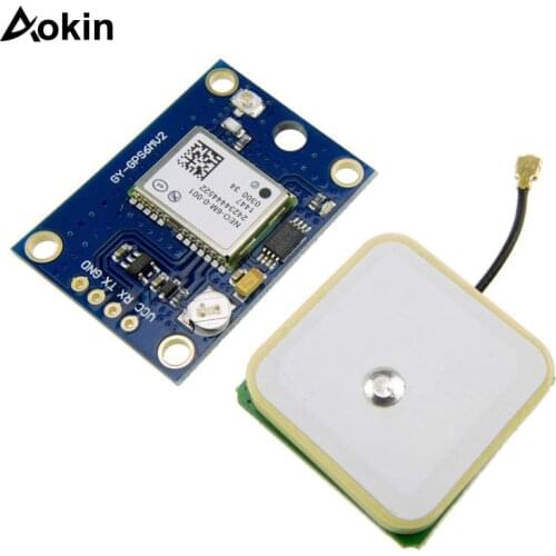 GY-NEO6MV2 NEO-6M GPS Module NEO6MV2 With Flight Control Controller EEPROM MWC APM2.5 Board Wireless Large Antenna for Arduino