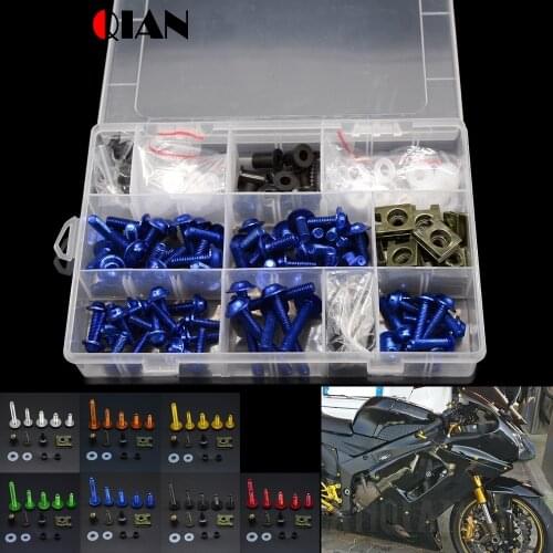 Universal Motorcycle Fairing Screws Bolts Kit For Yamaha FZ6 FAZER FZ6R FZ8 MT-07/FZ-07 XJ6 N / XJ6 DIVERSION XSR 700 900 ABS
