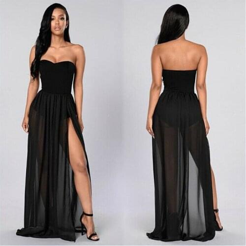 Fashion Women Chiffon Long Maxi Skirt High Waist Summer Pleated Boho Beach Skirt Dress Summer Sexy Beachwears