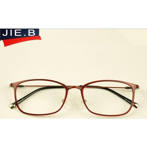 Fashion eyeglasses retro vintage Plastic titanium plain frame optical glasses men women myopia eyeglasses frame oculos de grau
