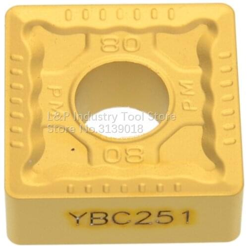 Wholesale Lathe Plate Original Z C C CT Good Quality Brand SNMG120408-PM YBC251 Carbide Inserts SNMG120408PM YBC251 For Steel