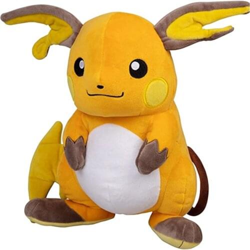 Anime Games original Pokemon Pikachu series 30CM Raichu plush toy Swire armor stuffed toys A birthday present for children