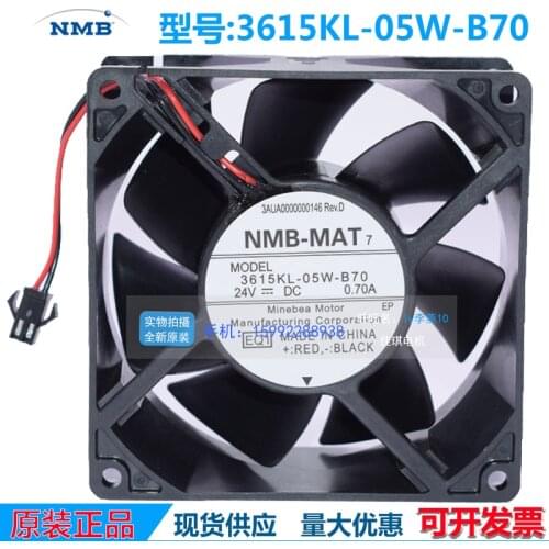 Original NMB 9038 3615KL-05W-B70 24V 0.70A 9cm ACS510 550 ABB inverter cooling fan