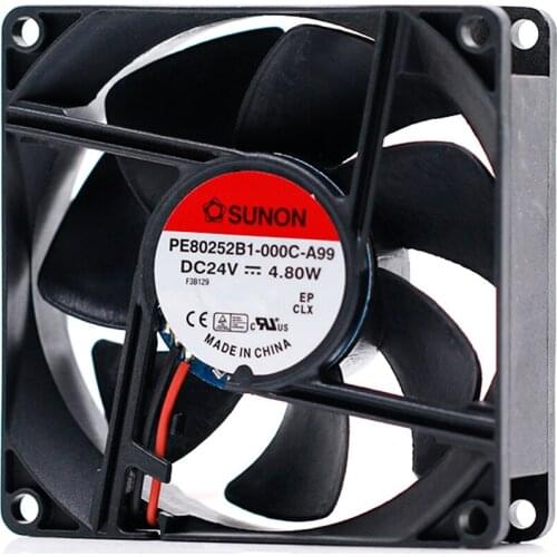Genuine original SUNON built quasi PE80252B1-000C-A99 8025 24V 4.8W high air volume heat dissipation