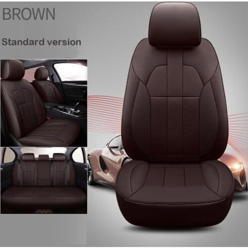 Custom cowhide car seat cover leather for Ford Edge Escape Focus Mondeo Kuga S-MAX Supports Chrysler 300C PT Cruiser car styling
