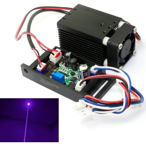 Q-BAIHE 12V 405nm 300mw Violet/Blue Laser Dot Module with Driver out