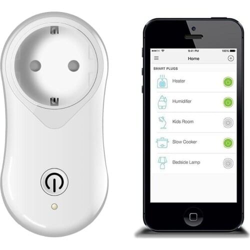 Koogeek Беспроводная умная розетка Smart Wifi розетка EU с 1 usb-портами дистанционного управления и голосовым управлением для A