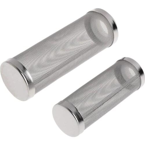Stainless Steel Aquarium Filter Entry Net Shrimp Cylinder Fish Tank Inflow Inlet