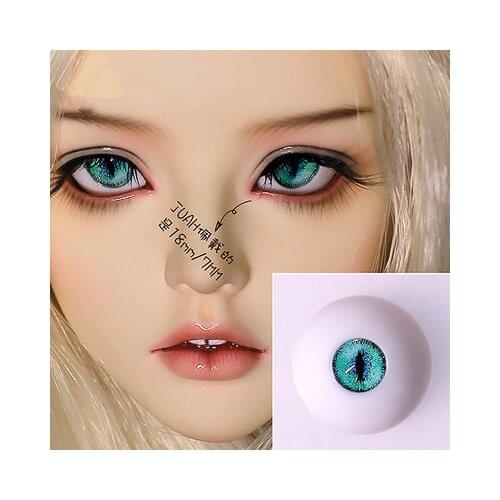 BJD doll simulation eye ball size fashion pressure eye ball 10mm12mm14mm16mm18mm small iris animal pupil moonlight turquoise etc