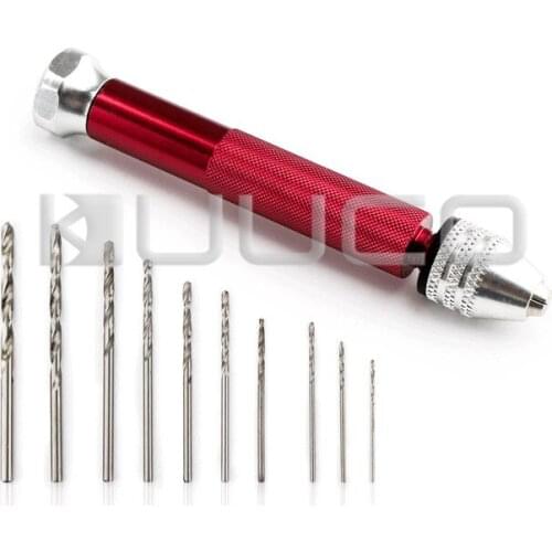 Aluminium Alloy Pin Vise Hand Drill/DIY Tools/Hand Tools for Model Resin Jewelry Walnut Amber Beeswax Nut Beads Plastic etc
