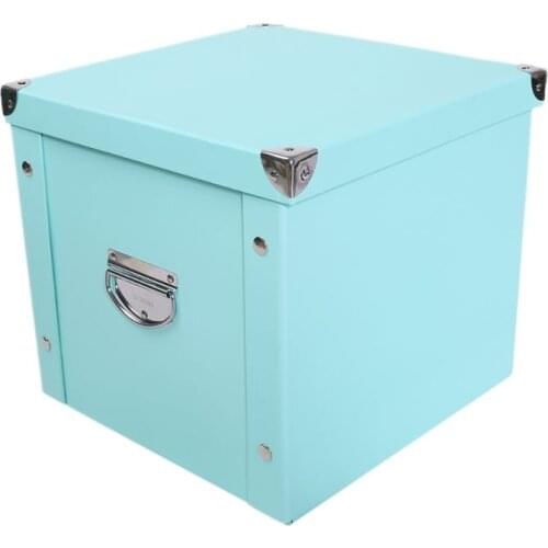 Foldable Storage LegalBox Deedbox Collapsible Container With Lids For File Letter Clothes Paperwork Snacks Toys Books D0JA