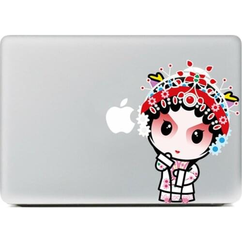 Opera heroine Vinyl Decal Notebook sticker on Laptop Sticker For DIY Macbook Pro Air 11 13 15 inch Laptop Skin