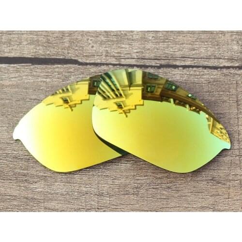 Vonxyz 24K Mirror Polycarbonate Replacement Lenses for-Oakley Half Jacket 2.0 Frame