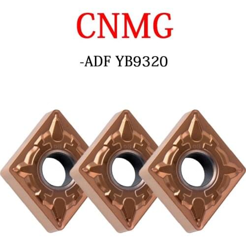 CNC Turning Inserts CNMG 120404 120408 120412 ADF YB9320 Processing Stainless Steel For Lathe Turning Tool Holder Milling Cutter