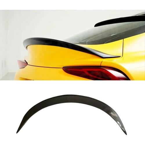 Real Carbon Fiber Rear Trunk Wing Spoiler Visor Boot Top Lip Lid For Toyota Supra A90 A91 GR MK5 Coupe 2-Doors 2019-2021 2020