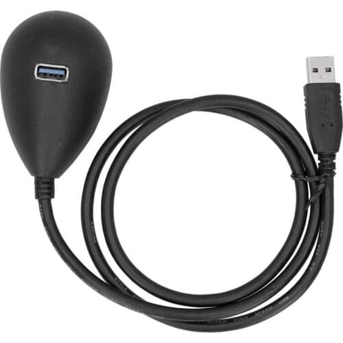 0.8m Desktop USB 3.0 Type A Male to Female Extension Data Charge Cable With Stand Base Shielded