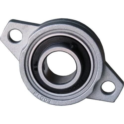 2PCS KFL08 8mm Bore Diameter Self Aligning Zinc Alloy Flange Pillow Block Bearing